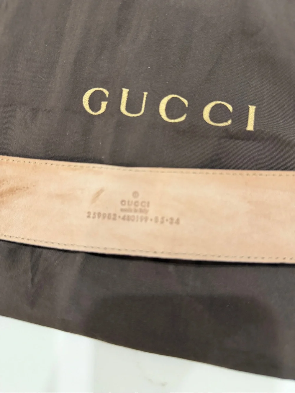 Gucci Black Leather Men’s Belt with Silver Double G Buckle
